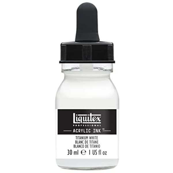 Picture of Liquitex Acrylic Ink - Titanium White 30ml (4260432)