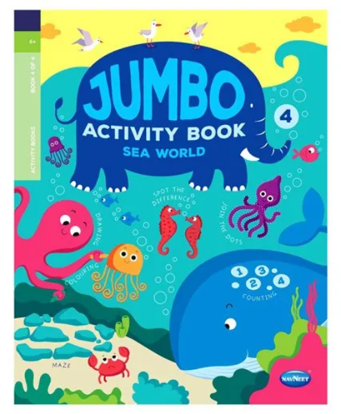 Picture of NAVNEET JUMBO ACTIVITY BOOK -SEA WORLD