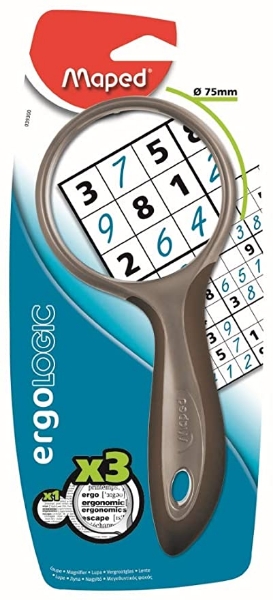 Picture of Maped Ergo Logic 75mm Magnifier x3 Handheld - 039300