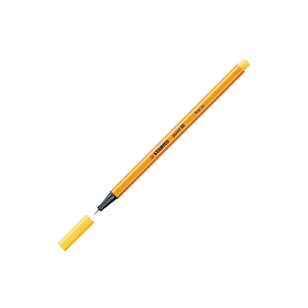 Picture of STABILO POINT 88 FINELINER 0.4 YELLOW 88/44