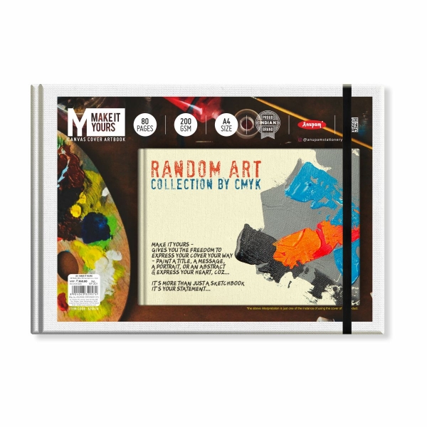 Picture of Anupam Make It Yours Art Book - A4 80 Pages (200GSM, 329574)