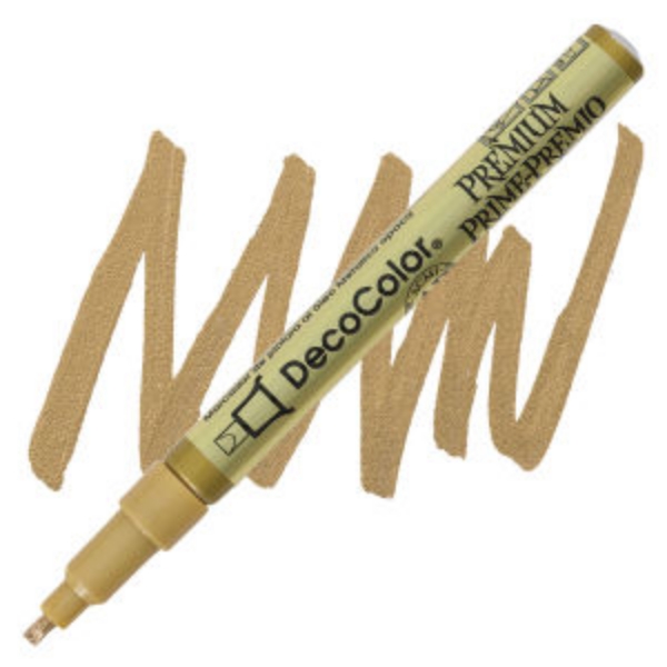 Picture of DECOCOLOR PREMIUM PAINT MARKER 2MM LEAFING TIP-GOLD(250S)