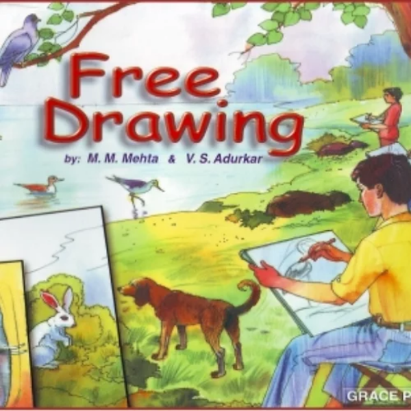 Picture of Grace Prakashan Free Drawing Book By M.M Mehta & V.S.Adurkar