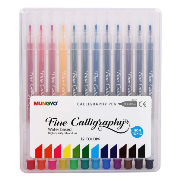 Picture of Mungyo Fine Calligraphy Pens - Set of 12