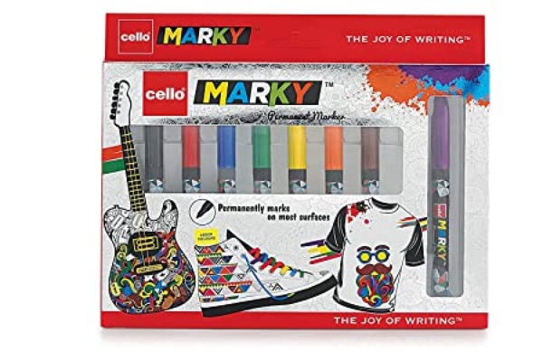 Picture of CELLO MARKY PERMANENT MARKER SET OF 8