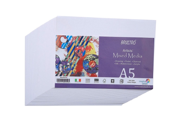 Picture of Brustro Artists Mixed Media Paper A5 250gsm (36 Sheets)
