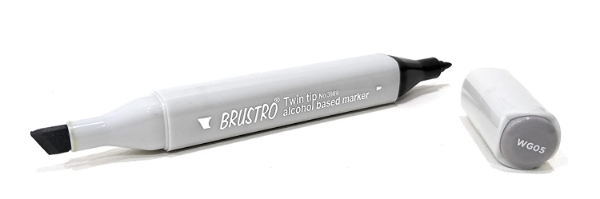 Picture of Brustro Twin Tip Alcohol Based Marker- WG05