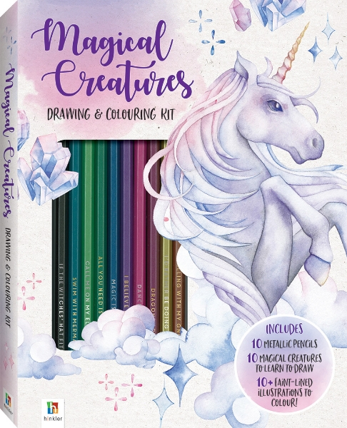 Picture of HINKLER MAGICAL CREATURES DRAWING & COLOURING KIT