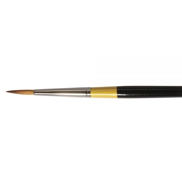 Picture of Daler Rowney System 3 Short Handle Round Brush - No.4 (SY85)