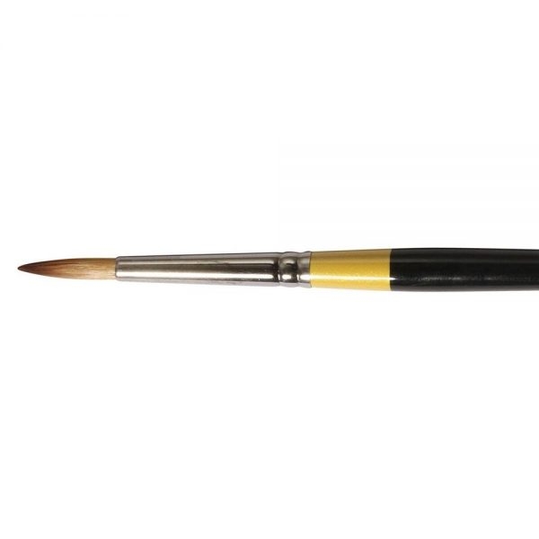 Picture of Daler Rowney System 3 Short Handle Round Brush - No.6 (SY85)