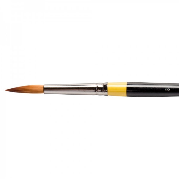 Picture of Daler Rowney System 3 Short Handle Round Brush - No.8 (SY85)
