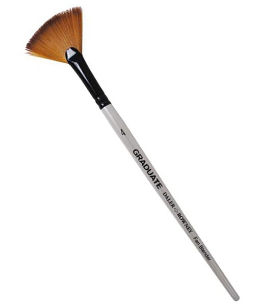 Picture of Daler Rowney Graduate Synthetic Fan Brush No.4