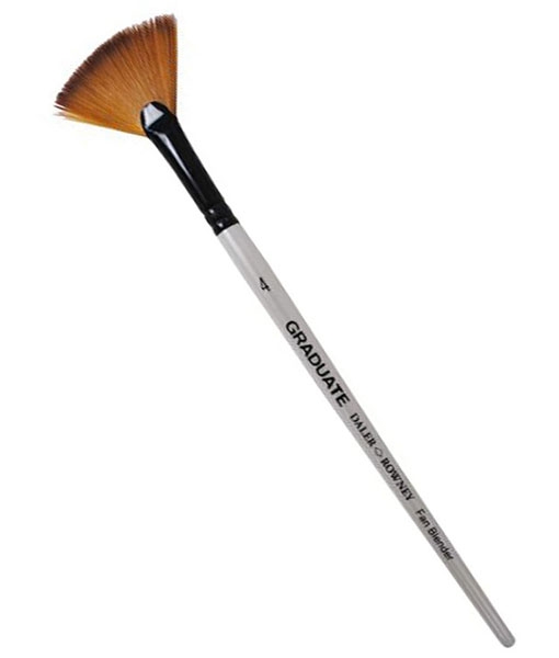 Picture of Daler Rowney Graduate Synthetic Fan Brush - No.4