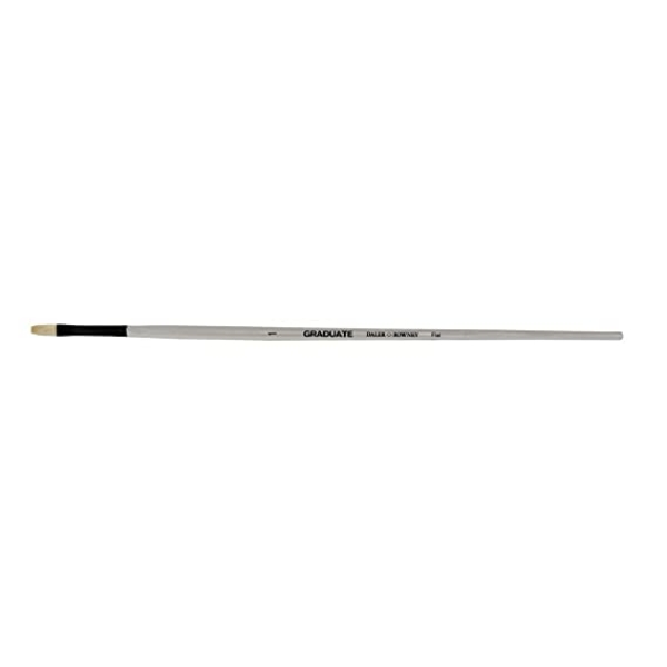Picture of Daler Rowney Graduate Bristle Long Handle Flat Brush - No.1