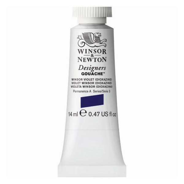 Picture of Winsor & Newton Designers Gouache 14ml - SR3 - Winsor Violet (Dioxazine)