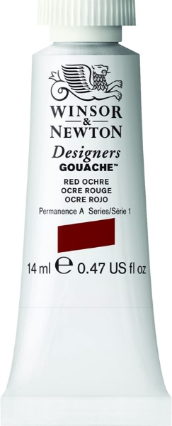 Picture of Winsor & Newton Designers Gouache 14ml - SR1 - Red Ochre