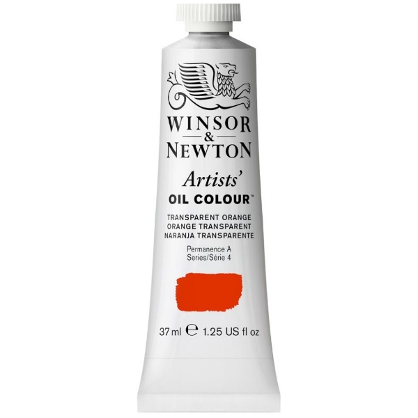 Picture of Winsor & Newton Artist Oil Colour 37ml - Transparent Orange (650)