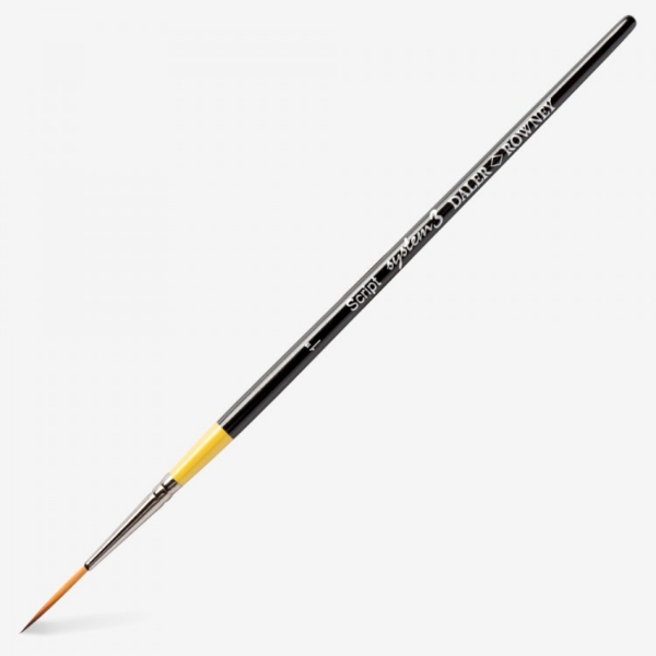 Picture of Daler Rowney System 3 Short Handle Script Brush - NO.1 (SY50)