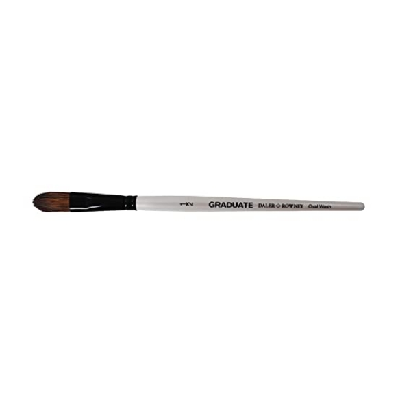 Picture of Daler Rowney Graduate Short Handle Oval Wash Brush - No.1/2