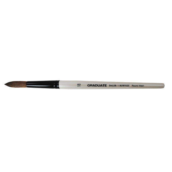 Picture of Daler Rowney Graduate Short Handle Round Wash Brush - No.18