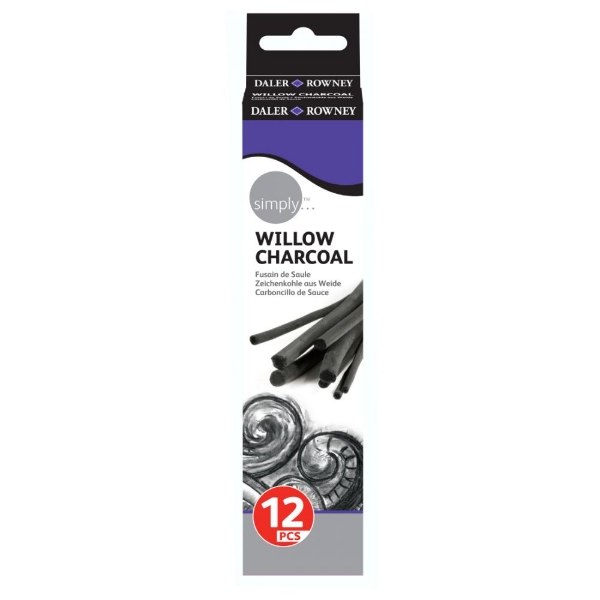 Picture of DALER ROWNEY SIMPLY CHARCOAL SET OF 12