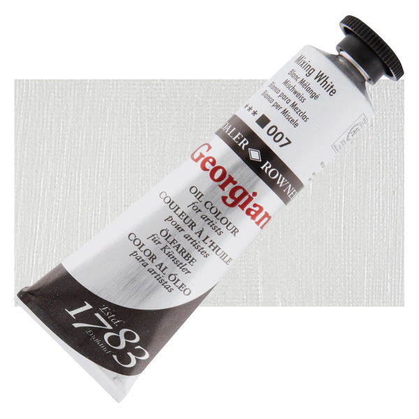 Picture of Daler Rowney Georgian Oil Colour - Mixing White-007 (38ml)
