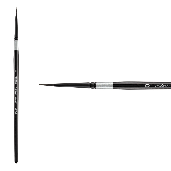 Picture of Silver Brush Black Velvet Round (3000S-0")