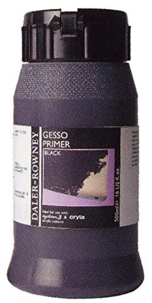 Picture of Daler Rowney Gesso Primer - Black (250ml)