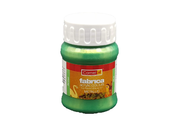 Picture of Camlin Fabrica Acrylic Colour - SR4-100ml Metallic Green