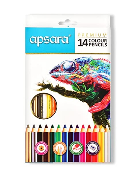 Picture of Apsara Premium Colour Pencil Set of 14