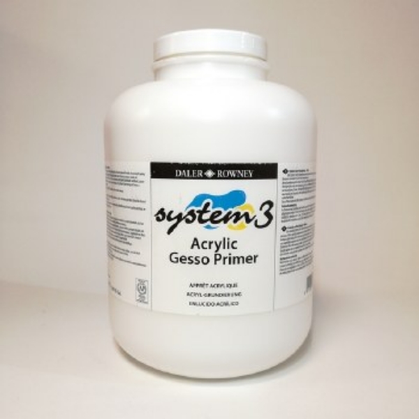 Picture of Daler Rowney System 3 Acrylic Gesso Primer - 2.25L