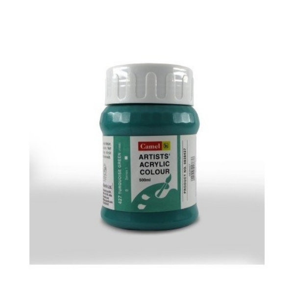 Camlin Artist Acrylic Colour 500ml Turquoise Green
