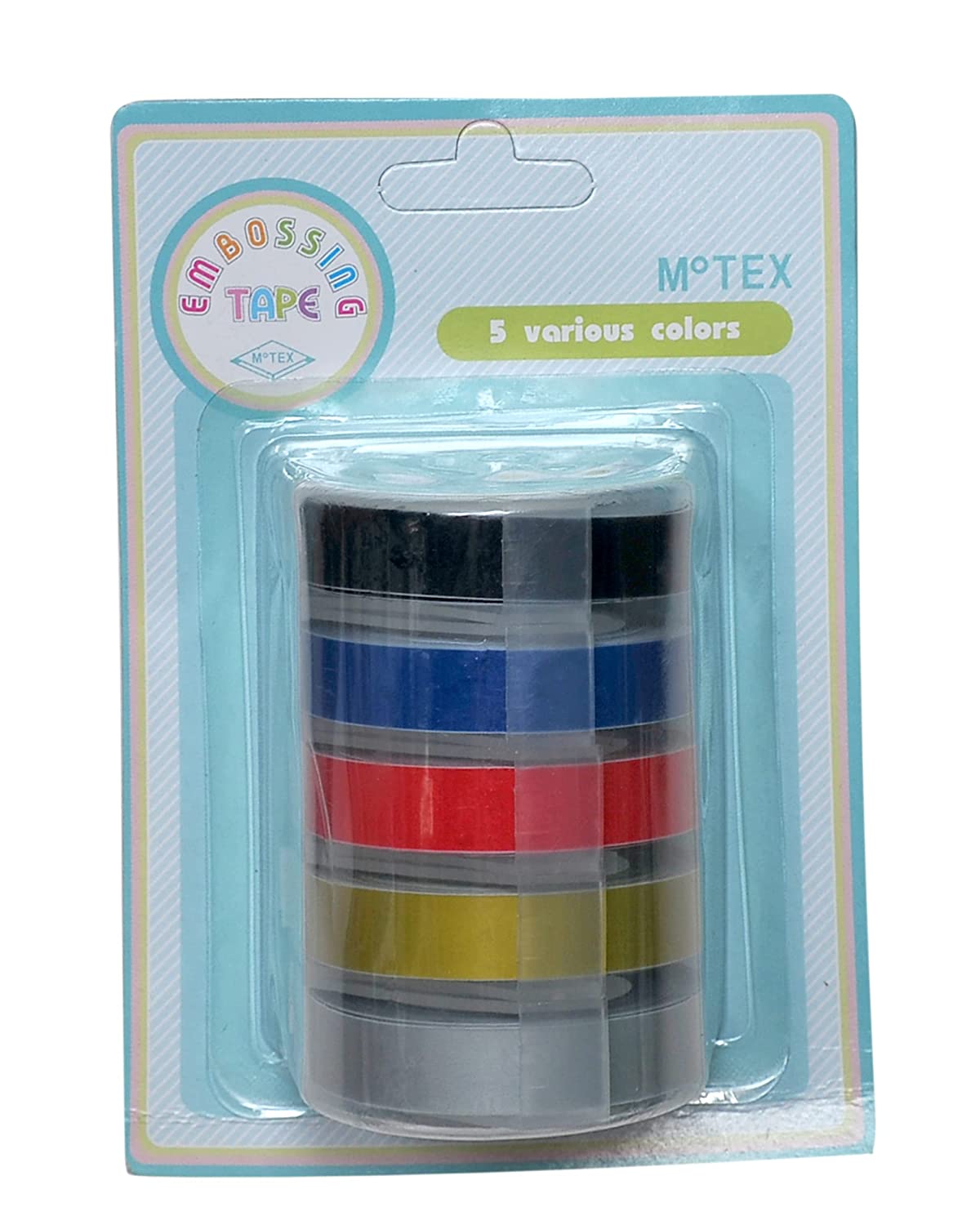 Motex Embossing Tape Set of 5