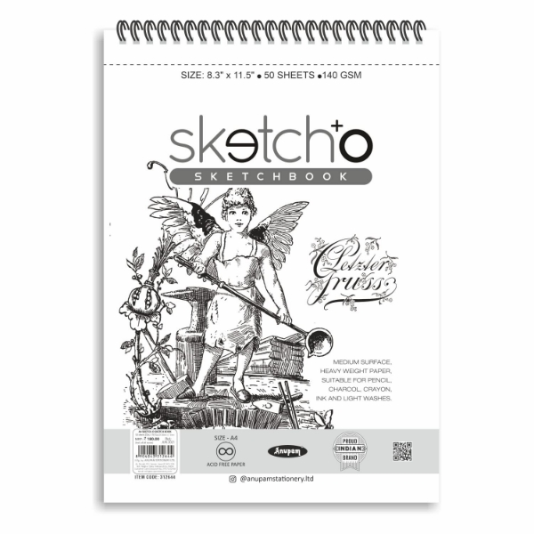 Picture of Oxford Sketch Book 140 GSM A4 (50 Sheets)