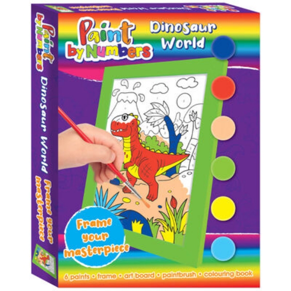 Picture of BOOKOLI PAINT BY DINOSAURS WORLD