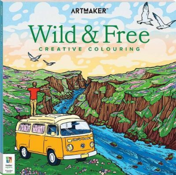 Picture of HINKLER ART MAKER WILD & FREE CREATIVE COLOURING