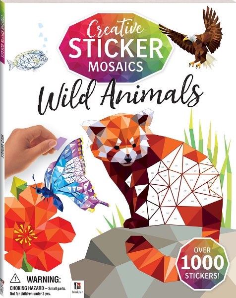 Picture of HINKLER CREATIVE STICKER MOSAICS WILD ANIMALS
