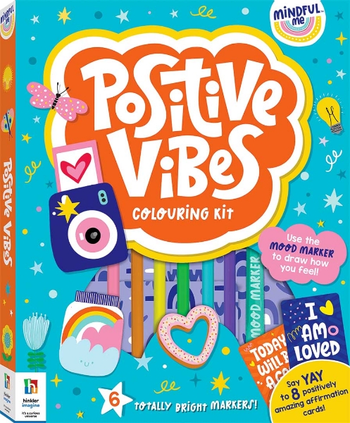 Picture of HINKLER MINDFUL ME POSITIVE VIBES COLOURING KIT