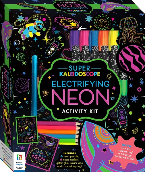 Picture of HINKLER SUPER KALEIDOSCOPE ELECTRIFYING NEON ACTIVITY KIT