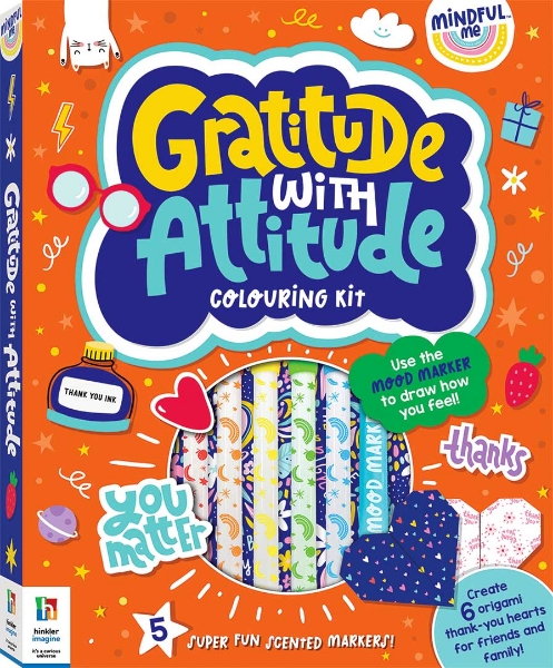 Picture of HINKLER MINDFUL ME GRATITUDE ATTITUDE COLOURING KIT