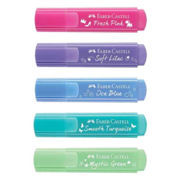 Picture of Faber Castell Textliner Pastel Highlighter - Set of 5 