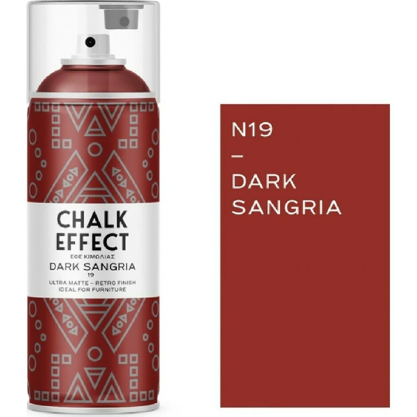 Chalk Effect Spray Paint 400ml Dark Sangria