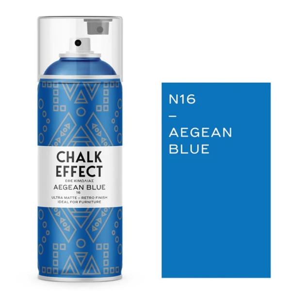 Picture of Chalk Effect Spray Paint 400ml - Aegean Blue