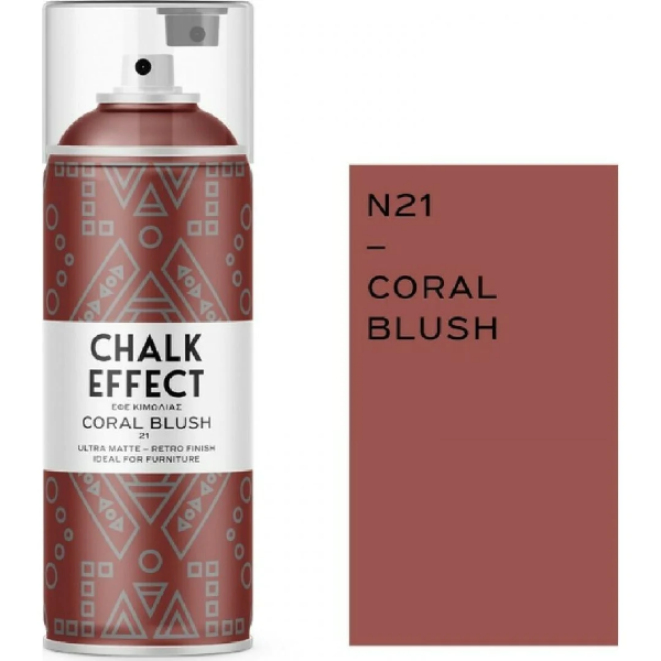 Picture of Chalk Effect Spray Paint 400ml - Coral Blush