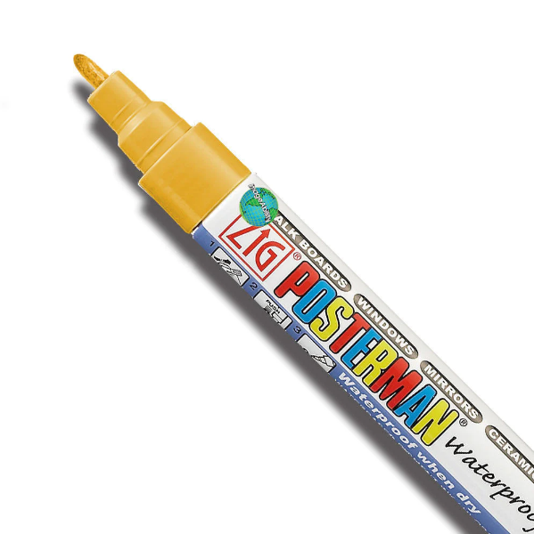 Picture of ZIG POSTERMAN MARKER 2MM MEDIUM FLUORESCENT ORANGE