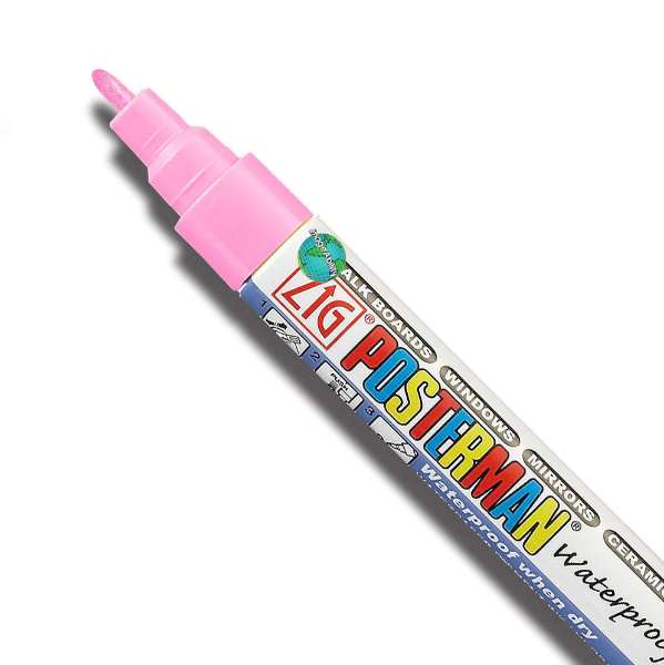 Picture of ZIG POSTERMAN MARKER 2MM MEDIUM PINK