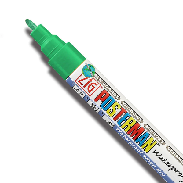 Picture of ZIG POSTERMAN MARKER 2MM MEDIUM GREEN