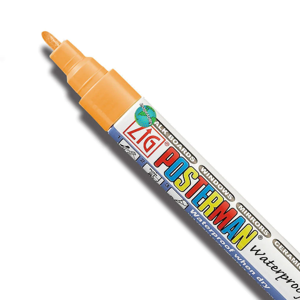 Picture of ZIG POSTERMAN MARKER 2MM MEDIUM ORANGE