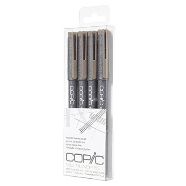 Picture of Copic Multiliner Pen - Set of 4 (Warm Grey)
