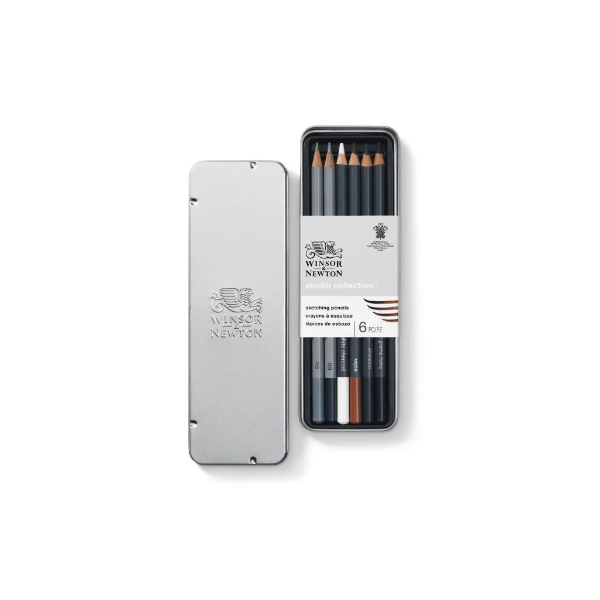 Picture of Winsor & Newton Studio Collection Sketching Pencils Set of 6